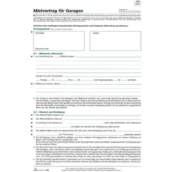 Roth, Formular, Garagen-Mietvertrag