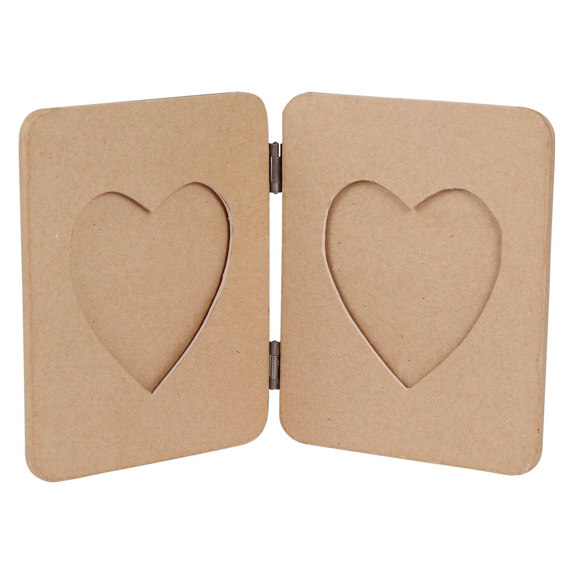Décopatch Pappmaché Rahmen mit Herzen (CD030C)