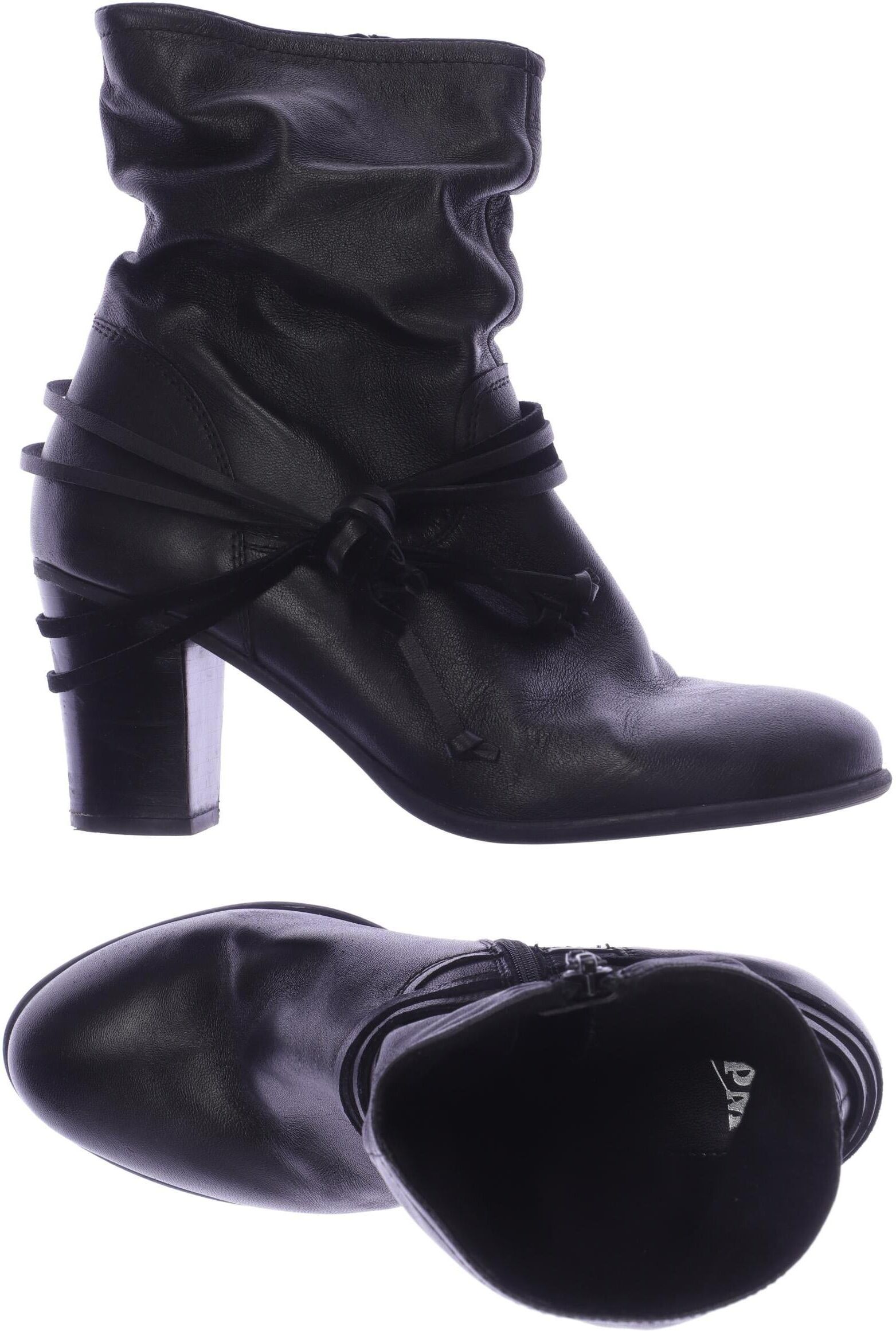 SPM Damen Stiefelette, Schwarz, Gr. EU 39, Leder - Second Hand
