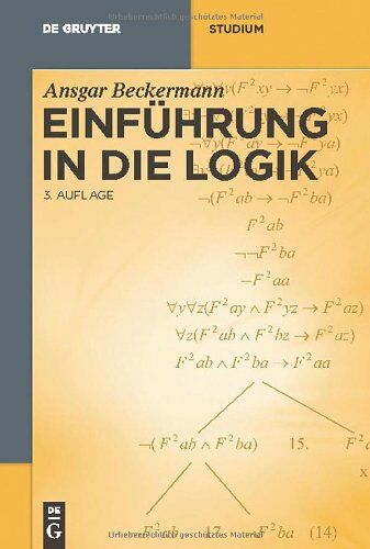 Ansgar Beckermann - Einführung in die Logik (de Gruyter Studium) - Preis vom 30.09.2026 22:30:23 h