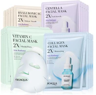 Lush Living Finds Hyaluronic Acid Facial Mask, Moisturizing, Refreshing Sheet Mask For Skin Care b