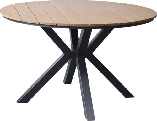 Garten-Tisch aus Aluminium, Modell GIVERNY, Durchmesser 120 cm