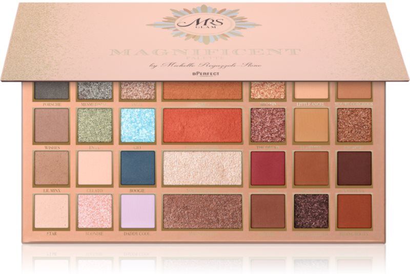 BPerfect Mrs Glam Magnificent Palette multipurpose palette for face and eyes 48 g