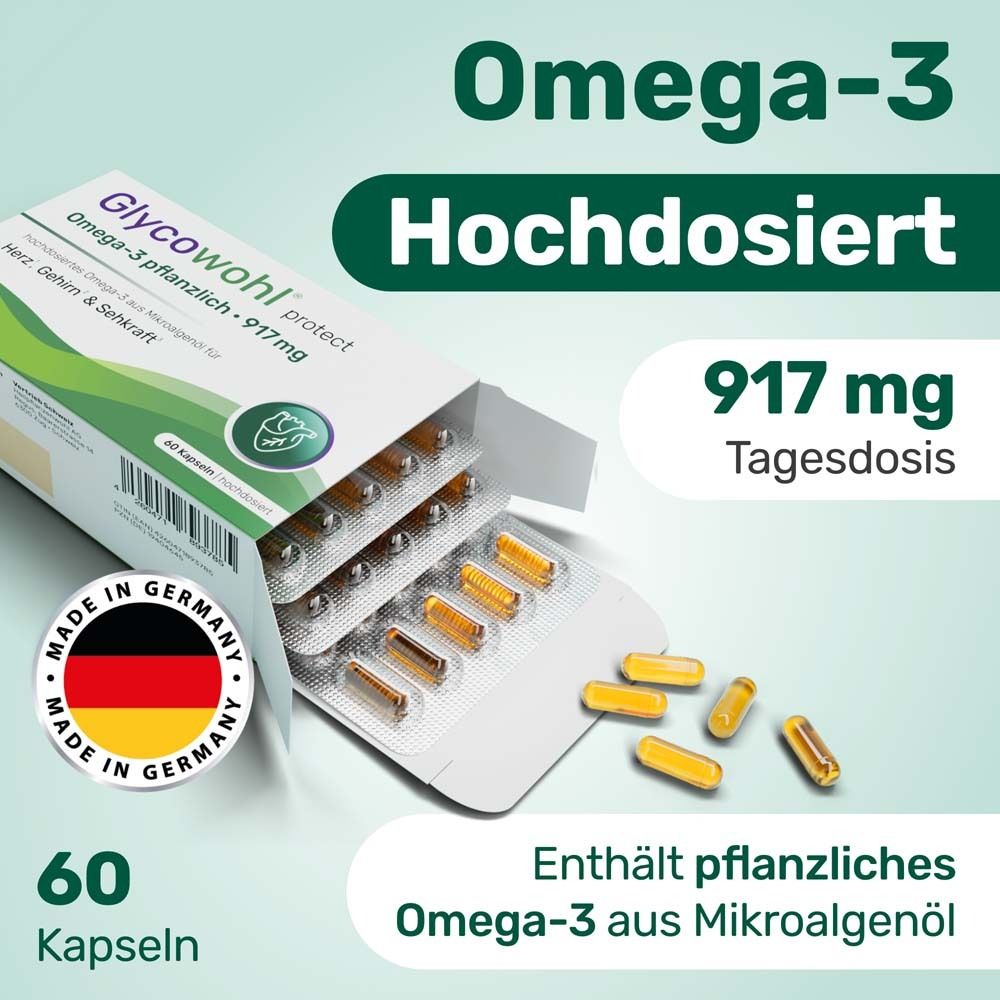 Glycowohl Omega-3 917 MG x2 2x60 St Kapseln