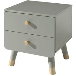 NACHTKOMMODE Kamillah 43x40x45 Nachtkonsole MDF Olive Grün