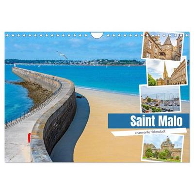 Saint Malo - charmante Hafenstadt (Wandkalender 2026 DIN A4 quer), CALVENDO Monatskalender