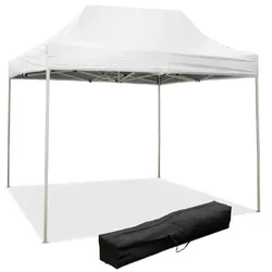 Divina Fire 3 x 2 m weißer Faltpavillon mit wasserdichter PVC-Beschichtung