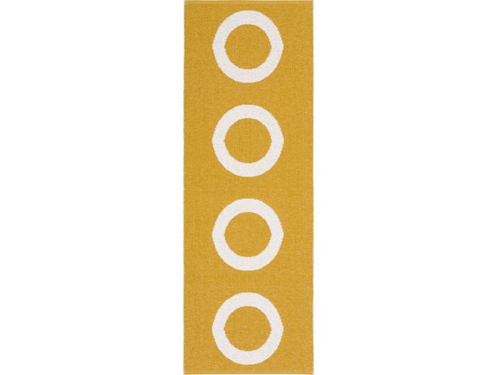HORREDSMATTAN Outdoor-Teppich Circus senfgelb Symmetrie Mischgewebe 70 x 350 cm