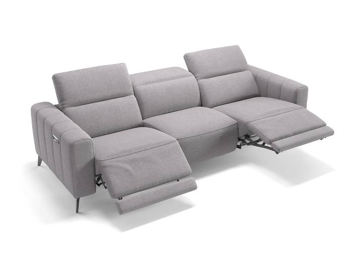 BIG Sofa PALERMO Relaxcouch Stoff Sofa
