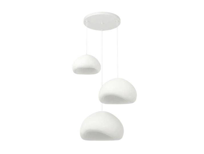 Lustre en métal  Loval  - Hauteur réglable 50 - 115 cm - Blanc