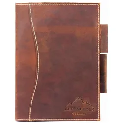 Alpenleder, Heft + Block, Notizbuch Schiller (A5, Liniert, Harter Einband)