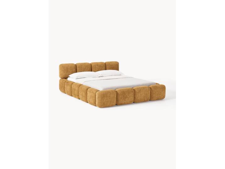 Lit matelassé en bouclette Tayla