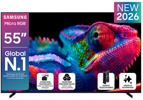 Samsung 55'' Micro RGB R85H 4K Vision AI Smart TV (2026)