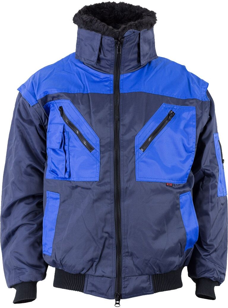 Arbeitsjacke CRAFTLAND "Piloten", Damen, Gr. S, blau (marine), Obermaterial: 100% Polyester PES., Jacken Arbeitsjacke