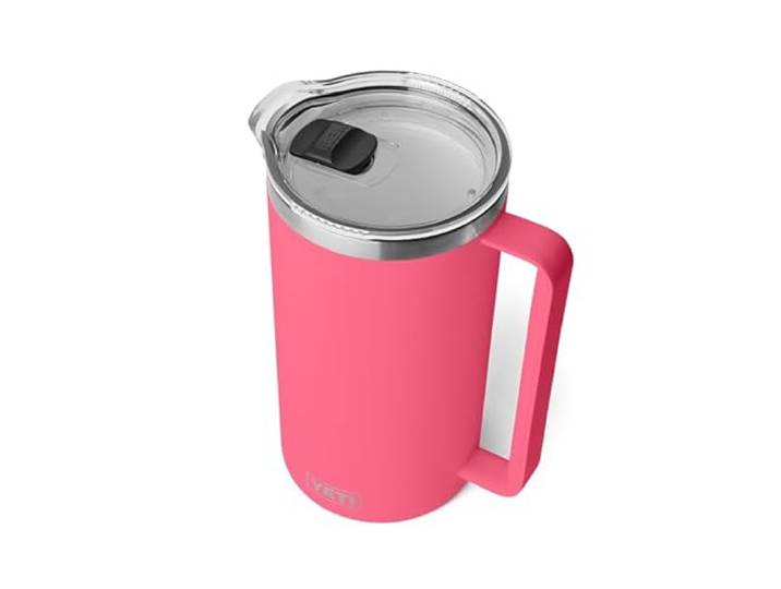 YETI Rambler Krug Mit Magslider Deckel Mit Drehverschluss, Tropical Pink, 64 oz (2 L)