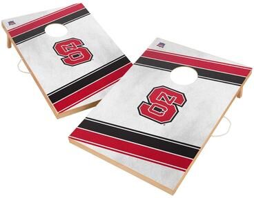 Skip's Garage North Carolina State Wolfpack NC State Regulation 2x4 Cornhole Set