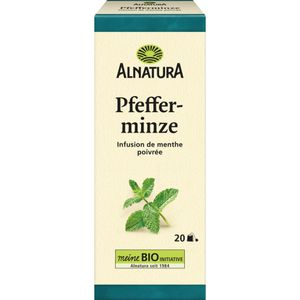 Alnatura Tee Pfefferminz Tee, BIO, Kräutertee, 30 g, 20 Beutel