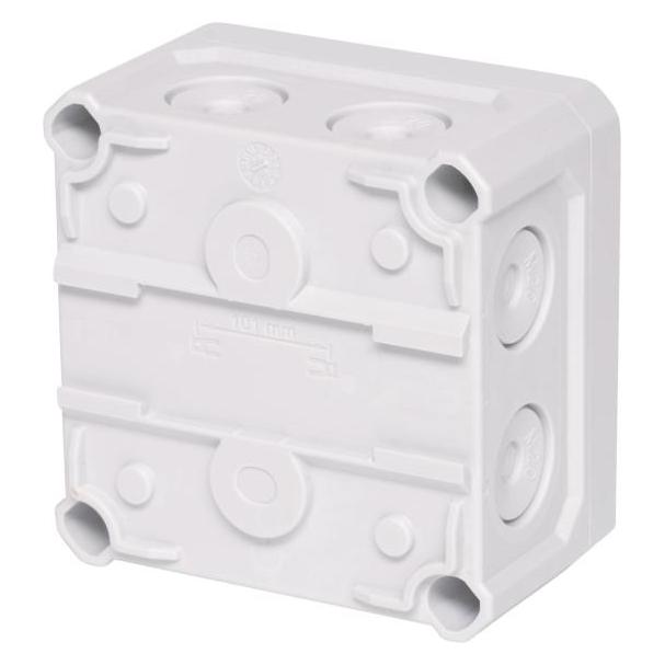 F-Tronic FR-Abzweigkasten NFK08gr 85x85x54mm Durchstoßmembran IP66 7340190 (7340190)