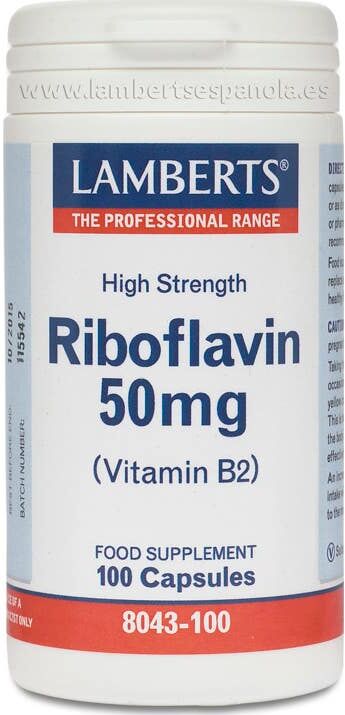 Lamberts Vit B2 Riboflavina 50 Mg