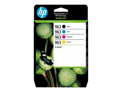 HP 963 Black/Cyan/Magenta/Yellow - Original - Tintenpatrone (6ZC70AE#LS1)