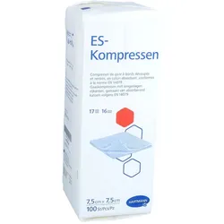 ES-Kompressen unsteril 7,5x7,5 cm 16fach 1001 Artikel Medical