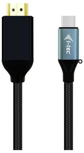 I-tec Anschlusskabel USB-C Stecker, HDMI-A Stecker 1.5m Schwarz C31CBLHDMI60HZ USB-C-Displaykabel