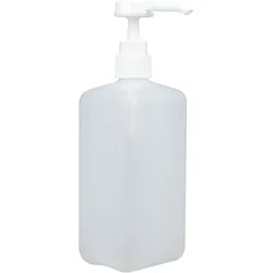 Euroflasche 500 ml DIN 25 + Dosierpumpe für Desinfektionsmittel