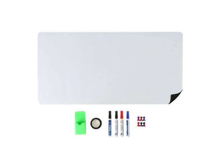 Relaxdays Whiteboardfolie met accessoires