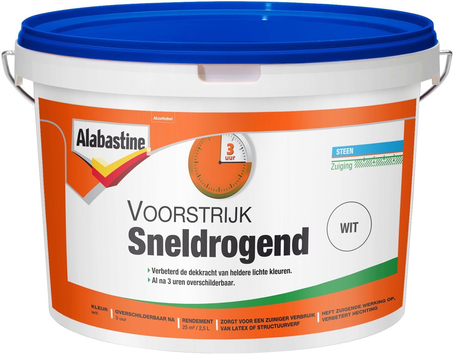 Alabastine Voorstrijk Sneldrogend - Wit