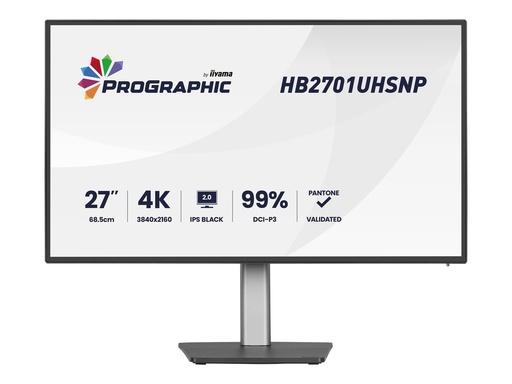 Iiyama ProGraphic HB2701UHSNP-B1 - LED-Monitor - 68.5 cm (27") (HB2701UHSNP-B1)