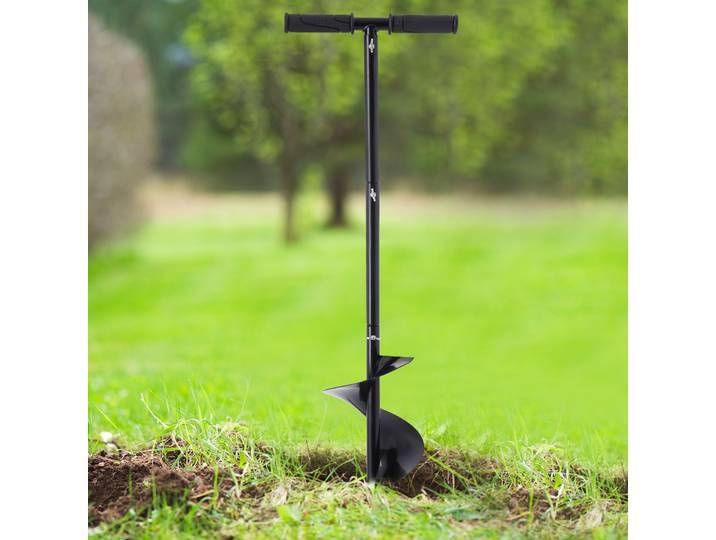 Perceuse Manuelle Large 18cm - 85cm Tournevis Spiralé Pour Jardinage, Pieux De Clôture & Parasols De Plage