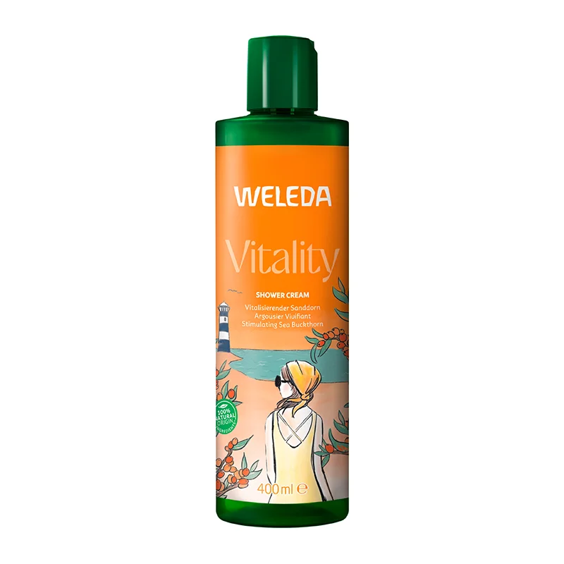 Weleda Vitality Shower Cream Sanddorn, 400ml 005750X9