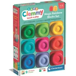 Baby Clemmy: Weiche Bausteine für Babys – Set mit 9 Steinen