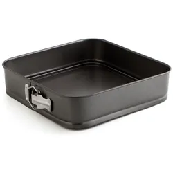 Quid Sweet Grey Abnehmbare quadratische Form aus lackiertem Stahl 28cm Schwarz