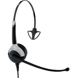 VXI UC ProSet 10G (Box) Monaural QD hdst noise cancel, 203062 (Monaural QD hdst noise cancel) (Kabelgebunden, USB-B), Office Headset, Silber, Schwarz