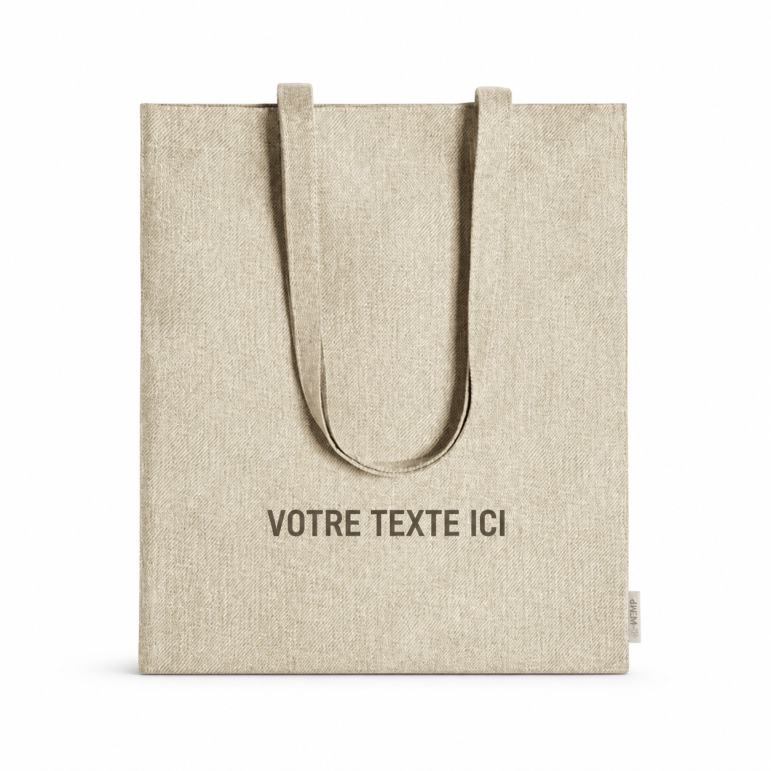 Sac en chanvre personnalisé Misix chanvre naturel