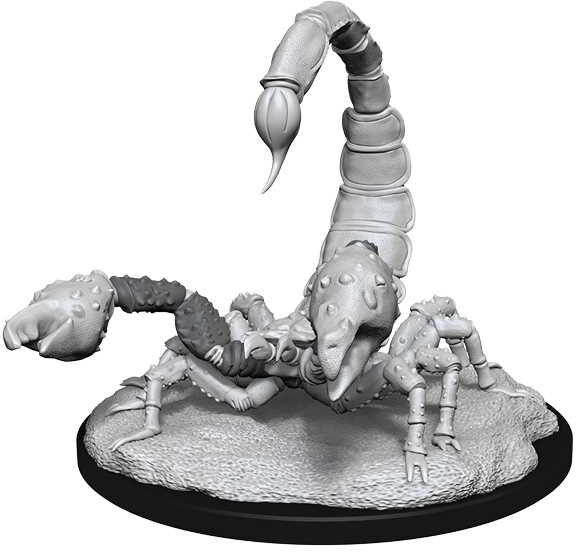 Wiz Kids LLC WizKids Deep Cuts Giant Scorpion, Fantasy Tabletop Miniature, Primed and Ready to Paint