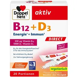 DOPPELHERZ B12+D3 DIRECT Pellets