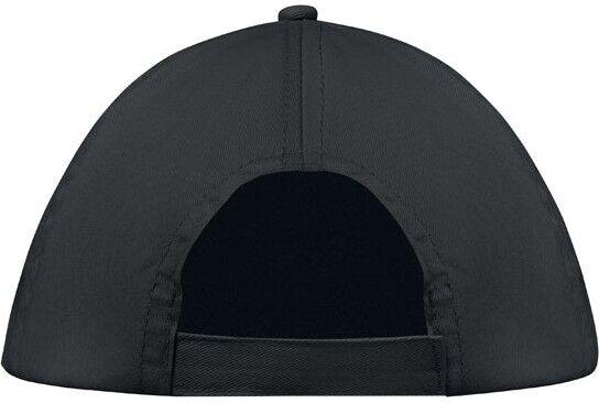 Casquette baseball 5 pans publicitaire personnalisée BUZZ noir