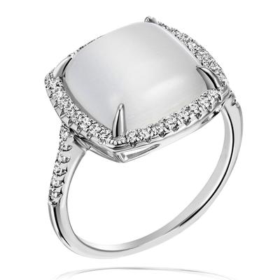 Silberring GOLDMAID Gr. 58, weiß, Fingerringe, Damen, 58, Silber 925 (Sterlingsilber), Silberring
