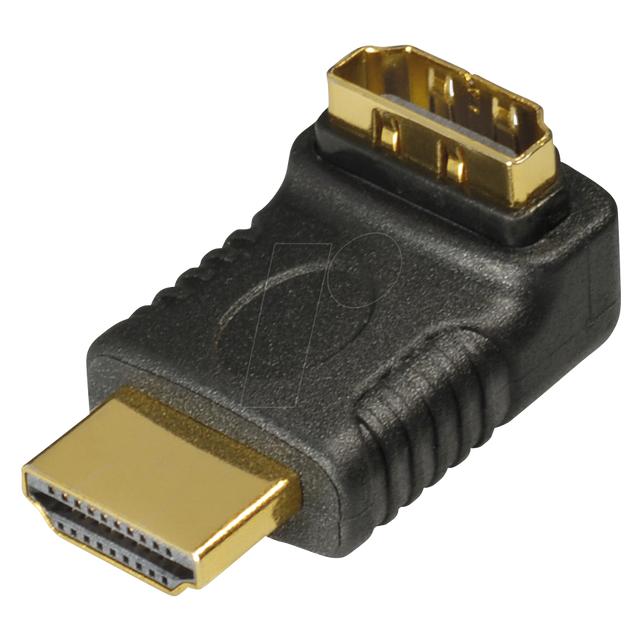 Transmedia HDMI Winkeladapter (Stecker/Kupplung) (C 201 A)