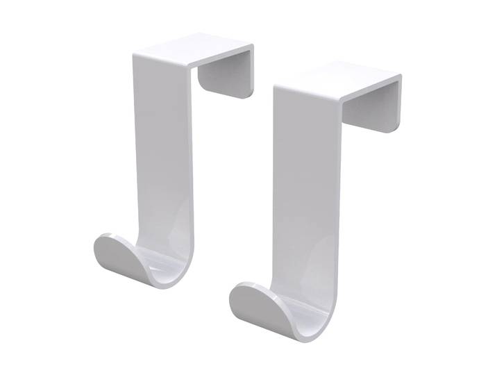 Bosign Crochet en J simple Bosign Lot de 2 Blanc