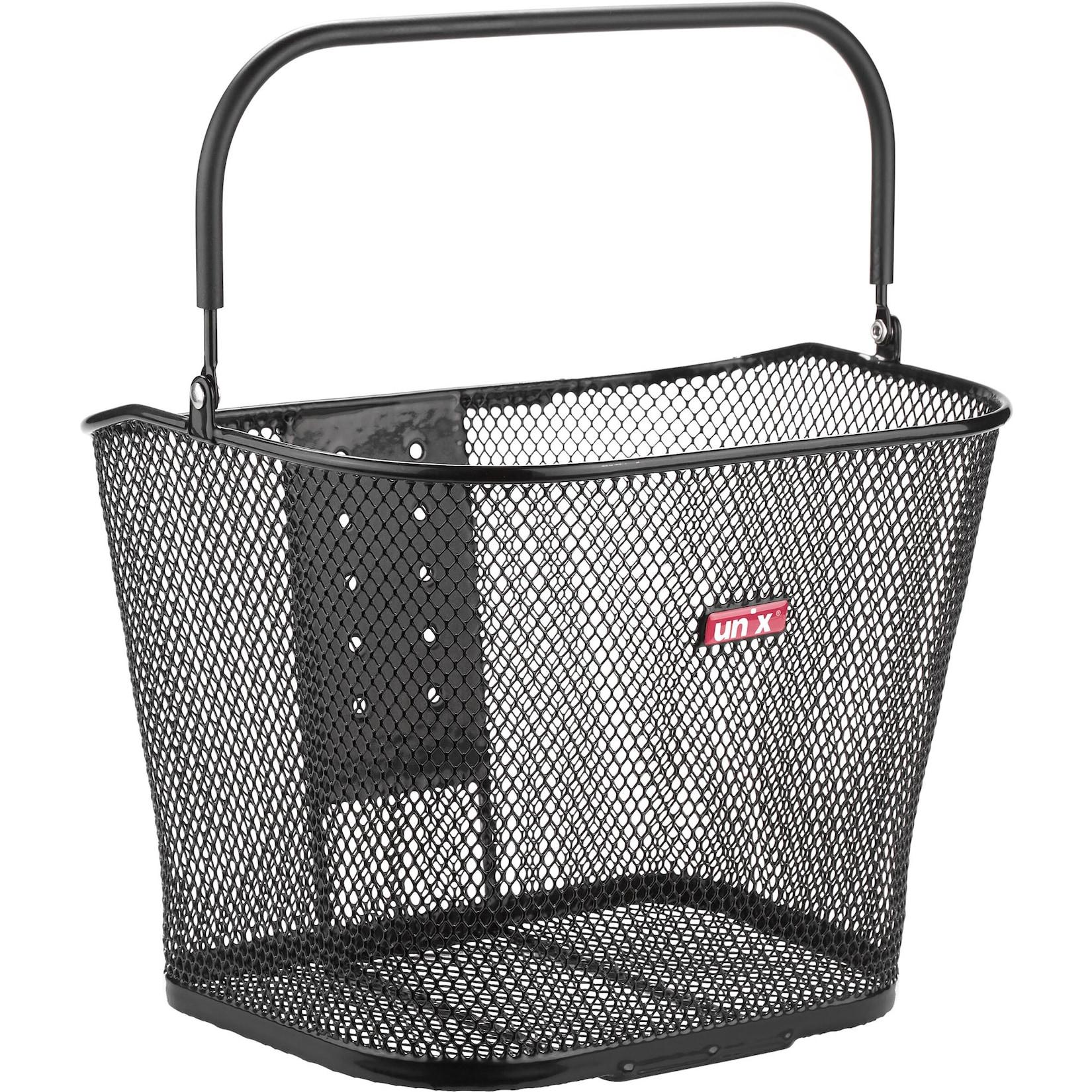 Unix Flavio Fahrradkorb vorne KLICKfix Korb Vorderradkorb Fahrrad geeignet für E Bike 16 Liter Volumen engmaschig