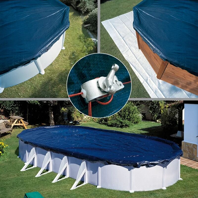 Gré Bâche d'hivernage pour piscine acier Gre - Ronde de 4,40m (pour piscine de 3,50m)