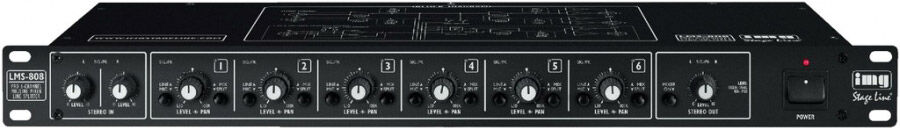 IMG Stageline Lms-808 Line/mic Splitter