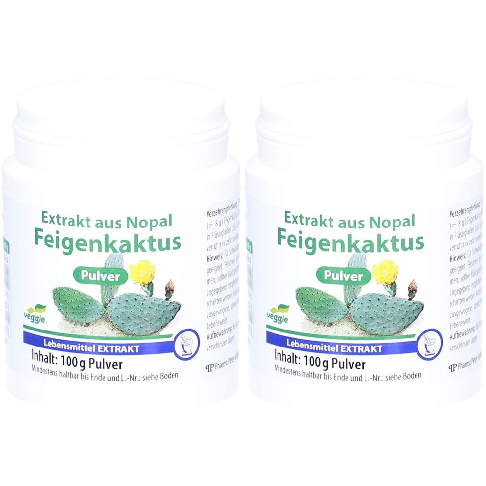 Nopal Kaktus Pulver 2x 2x100 g