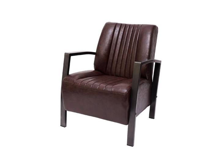 MCW Loungesessel MCW-H10-1, Große Sitzfläche, Rahmen im Industrie-Style, Hochwertige Optik