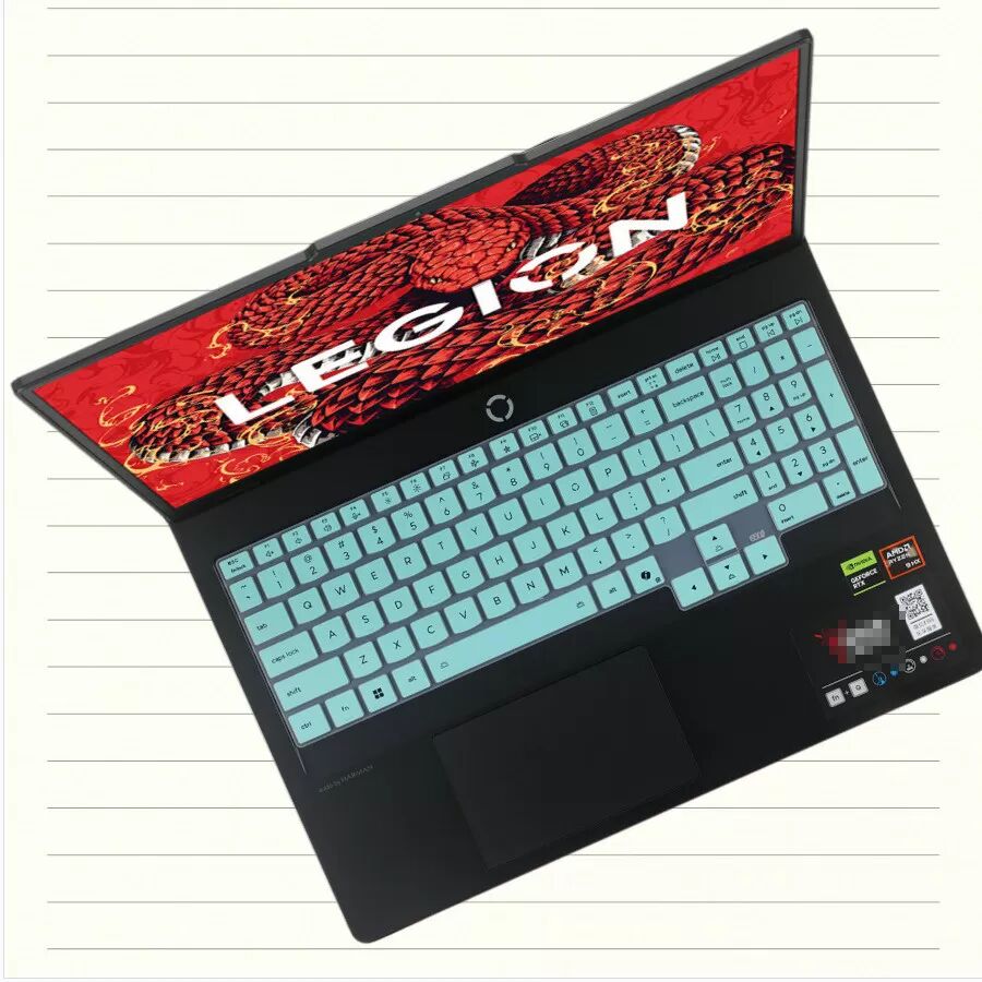 INF Silikon-Tastaturschutz kompatibel mit 2025 Lenovo Legion R9000P, R7000, Y7000P - Staubdicht & Wasserdicht Weiß