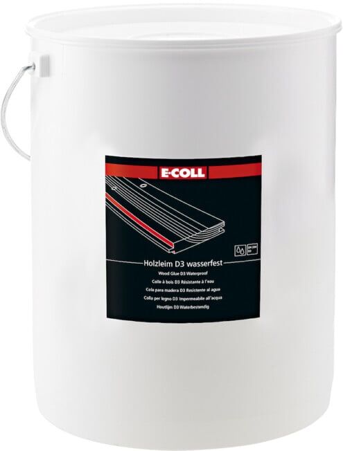 E-COLL Colle à bois D3 seau 5 kg étanche à l’eau (4317784313568)