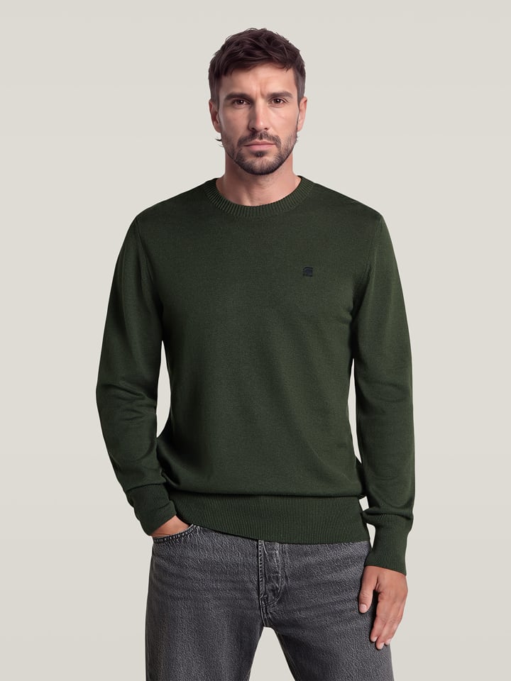 G-Star Pullover in Dunkelgrün - XXL
